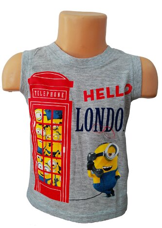 Chlapecké tílko MIMONI letní šedé, velikost: 104