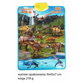Mata Dinozaury dźwięki i zagadki 41x55,5cm 6946
