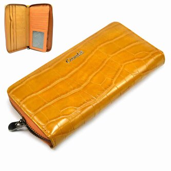 Cavaldi Hnědá dámská kožená peněženka