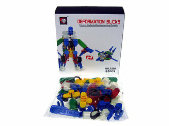 Klocki deformation 63 elementy 7208