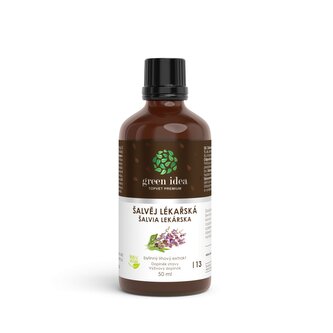 Green idea Šalvěj lékářská tinktura - kapky 50 ml