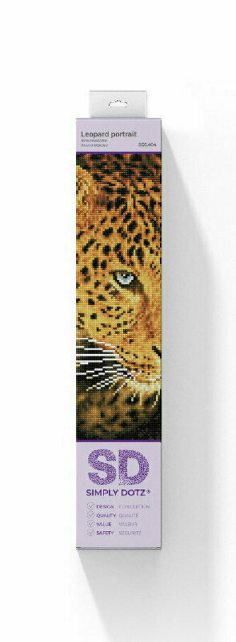PROMO Haft diamentowy Diamond Dotz Leopard 30x40cm SD5404