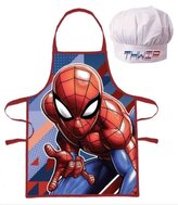 Dětská zástěra SPIDERMAN set s čepicí