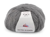 Pletací příze Ultra Kasmir 50 g - 1 ks - 11 (56825) šedá