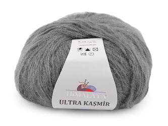 Pletací příze Ultra Kasmir 50 g - 1 ks - 11 (56825) šedá
