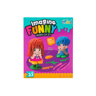 Ciastolina zestaw Imagine Funny salon fryzjerski G206239