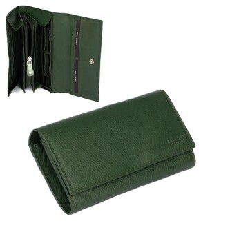 Leonardo Verrelli Stylová dámská peněženka zelená