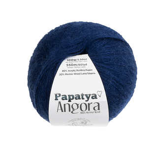 Příze ANGORA MERINO - Modrá - 100g / 550 m