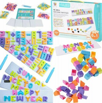 Układanka edukacyjna Toy Bricks Puzzle 420el 5993-4