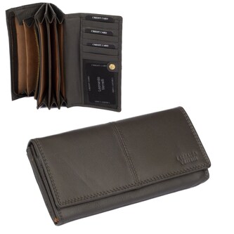 Leonardo Verrelli Dámská kožená luxusní peněženka