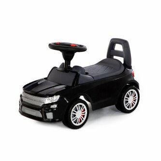Polesie 84613 Samochód-jeździk SuperCar Nr6 z sygnałem dźwiękowym (czarny) jeździdełko auto pojazd Polesie 84613 Samochód-jeździk SuperCar Nr6 z sygnałem dźwiękowym (czarny) jeździdełko auto pojazd