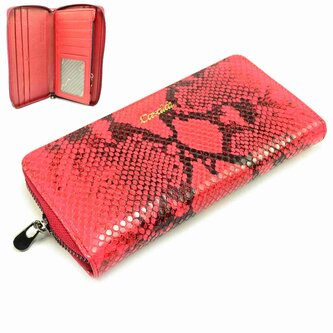 Cavaldi Světle červená dámská peněženka kožená