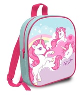 Dívčí batoh JEDNOROŽEC - UNICORN modrý 29 cm