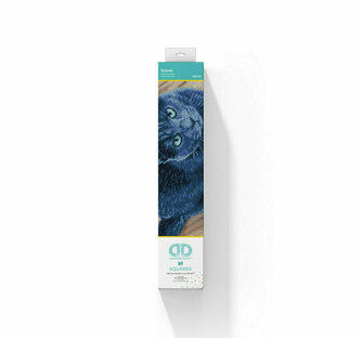 Haft diamentowy Diamond Dotz Kot velvet 45,5x38cm DQ8002