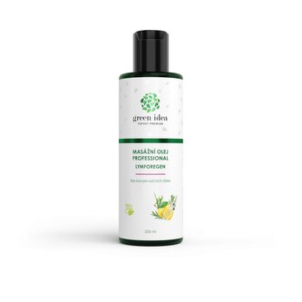 Green idea Lymforegen - masážní olej 200 ml