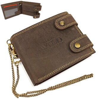 Always Wild Peněženka kožená pánská s přezkou