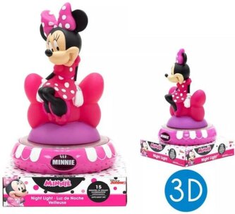 Dětské 3D noční světlo MINNIE