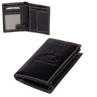Always Wild Černá peněženka pánská kožená