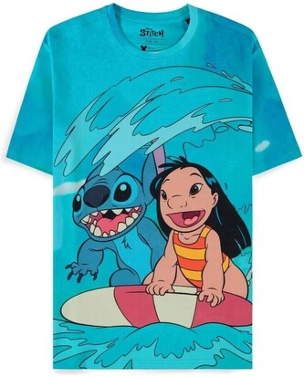 Tričko Difuzed Lilo & Stitch - Surfing AOP M