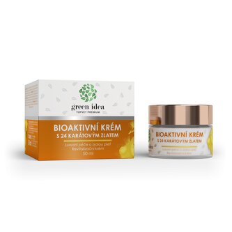 Green idea Bioaktivní krém s 24 karátovým zlatem 50 ml