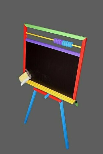 Tablica stojąca kolorowa z liczydłem JANEX