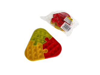 Pop It trójkąt puzzle - gniotek wielokolorowy 513501 Cena za 1szt