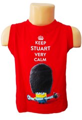 Chlapecké tílko MIMONI letní červené, velikost: 98