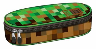 PROMO Piórnik saszetka usztywniona z wewnętrzną klapką STRIGHT PC-01 PX