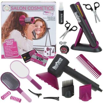 Zestaw fryzjerski z suszarką i lokówką 20 elementów