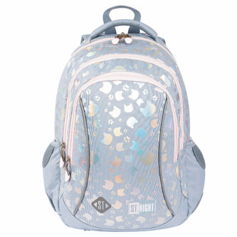 PROMO Plecak 3-komorowy STRIGHT BP-26 Silver cats