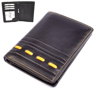 Dariya bags Černá luxusní pánská peněženka