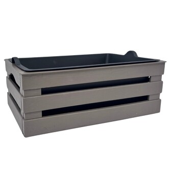 BAMA Truhlík TINA FLOWER 1, hnědá