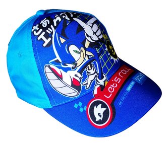 Chlapecká kšiltovka SONIC let´s roll modrá, velikosti: 52
