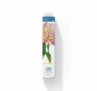 PROMO Haft diamentowy Diamond Dotz Różowa róża 35,7x43,7cm DD5069