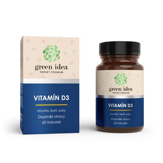 Green idea VITAMÍN D3 - tobolky 60 ks