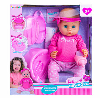 PROMO Lalka Newborn bobas sikający 43cm 1002344