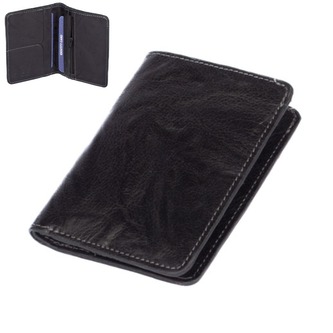 Buffalo Wild Kožená dokladovka tmavá