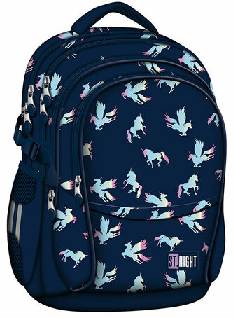 PROMO Plecak 4-komorowy ST.RIGHT BP-01 Unicorns holo