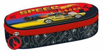 PROMO Piórnik saszetka usztywniona z wewnętrzną klapką PC-01 Hot Wheels