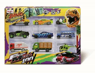 MAISTO 11461 Pojazdy Dino Adventure 9-cio pack