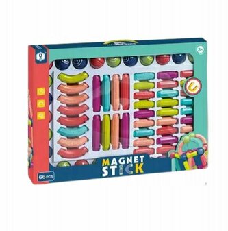 Klocki magnetyczne XXL Magnet Stick 66 elementów HD380A