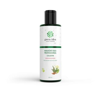 Green idea Celustin - masážní olej 200 ml