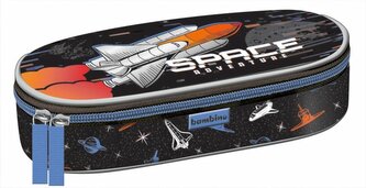 PROMO Piórnik saszetka owalny z klapką PCL-01 Space