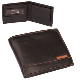 Dariya bags Kožená pánská černá peněženka