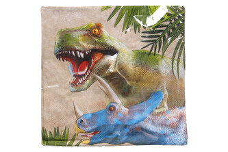 Párty ubrousky DINO 33x33 cm