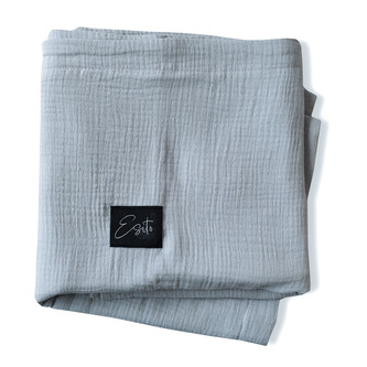 Mušelínová deka dvojitá Dove grey; Barva: šedá; Velikost: 75 x 100 cm