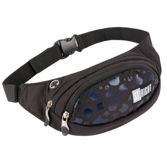 PROMO Saszetka na pasek nerka ST.RIGHT WB-02 Black Cats