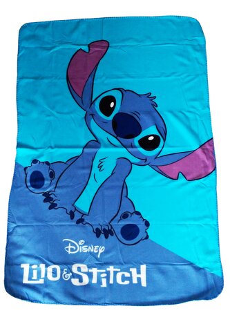 Dětská deka LILO&STITCH modrá 100 x 140 polar
