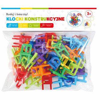 PROMO Klocki konstrukcyjne - Krzesełka gra 115351