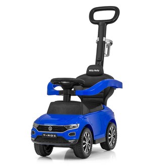 Odrážedlo s vodící tyčí VOLKSWAGEN T-ROC Blue Milly Mally modré